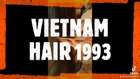 Colección el cabello de bebé en VIETNAM HAIR 1993